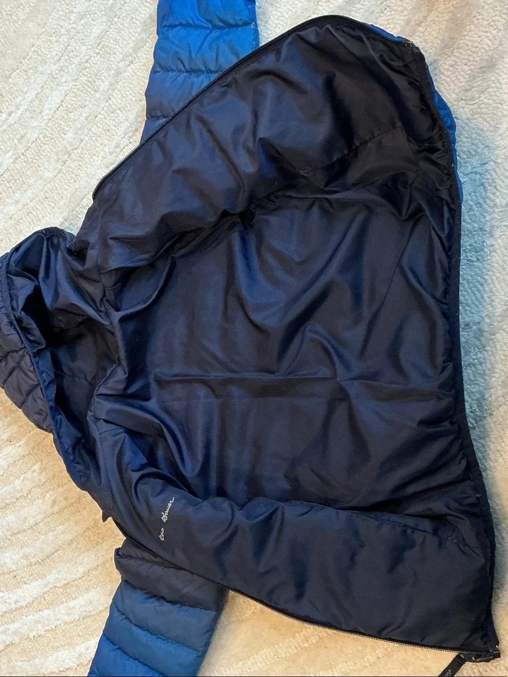 Columbia Kids Navy Hooded Puffer Jacket